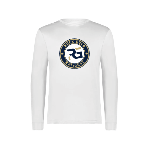 Rock Gold National Mens LS Dri Fit - White