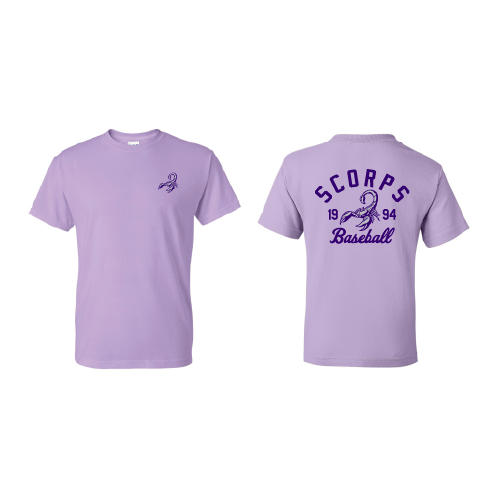 Scorps Womens SS Tri Blend - Purple