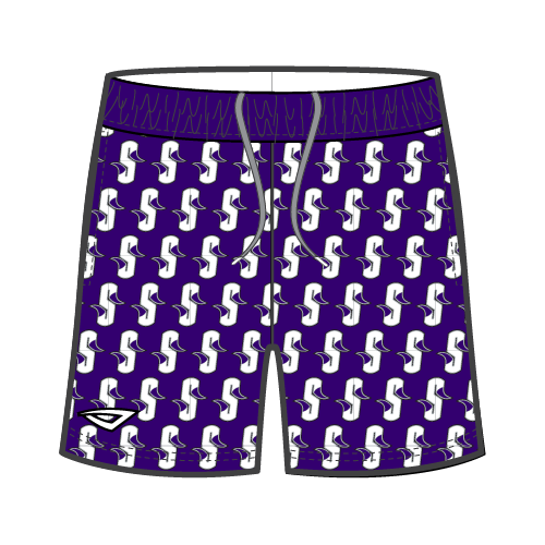 Scorpions 7" Inseam Shorts with Pockets - Purple