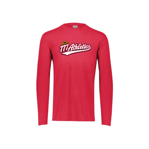 777 Mens LS Tri Blend - Red