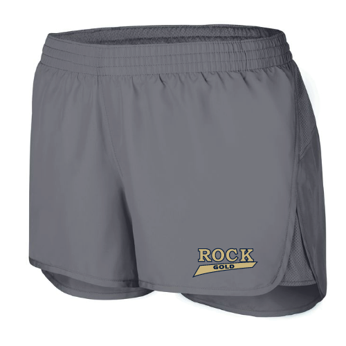 Rock Gold Softball Womens Short - Grey