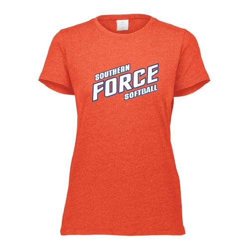 Southern Force Womens SS Tri Blend - Orange